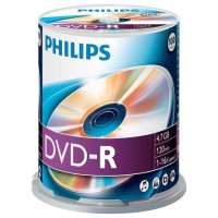 Philips DVD-R 4.7GB CAKE BOX 100
