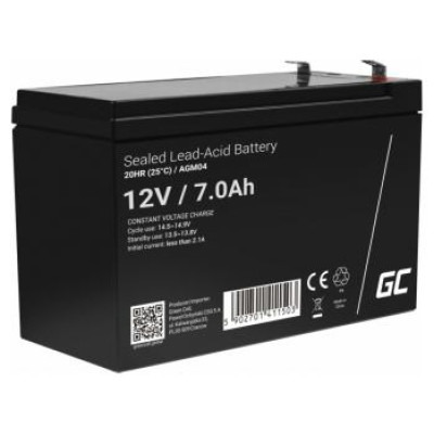 Green Cell Akumulators Green Cell AGM 12V 7Ah VRLA Battery