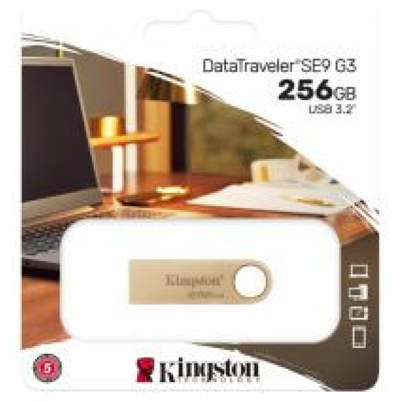 Kingston Zibatmiņa Kingston DataTraveler SE9 G3 256GB Metal