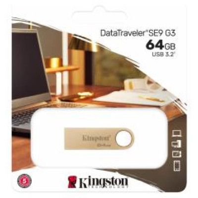 Kingston Zibatmiņa Kingston DataTraveler SE9 G3 64GB Metal