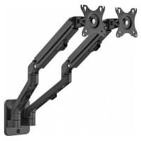 Gembird Monitora stiprinājums Gembird Adjustable Wall 2-display Mounting Arm 17”-27”
