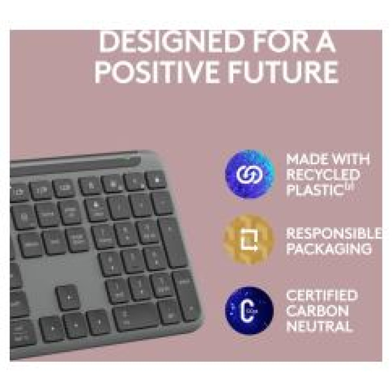 Logitech Klaviatūra Logitech K950 Graphite