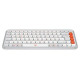 Logitech Klaviatūra Logitech POP ICON KEYS OFF White Orange US
