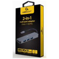 Gembird USB Type-C 2-in-1 Multi-port Adapter (Hub + HDMI)