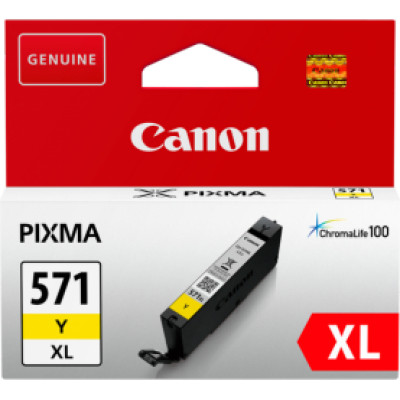 Canon Tintes kārtridžs Canon CLI-571XL Yellow