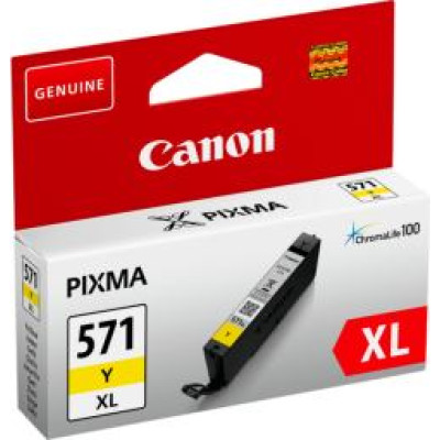 Canon Tintes kārtridžs Canon CLI-571XL Yellow