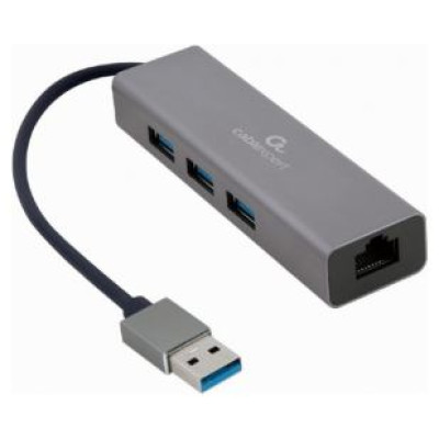Gembird USB AM Gigabit Network Adapter with 3-port USB 3.0 hub