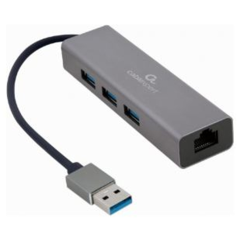 Gembird USB AM Gigabit Network Adapter with 3-port USB 3.0 hub