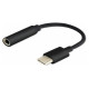 Savio Kabelis Savio USB Type C Male - 3.5mm Female Black
