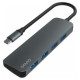 Savio USB Centrmezgls Savio AK-53 4-Port USB-C 3.1 Gen 1