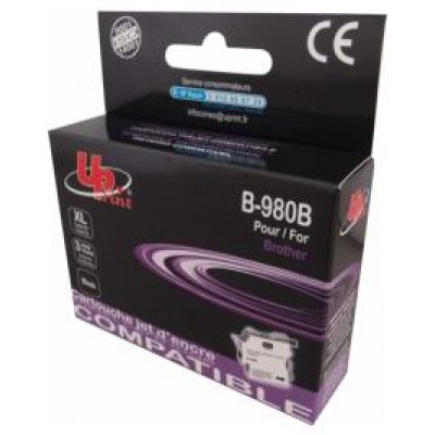 Uprint Tintes kārtridžs UPrint Brother LC980/1100B Black