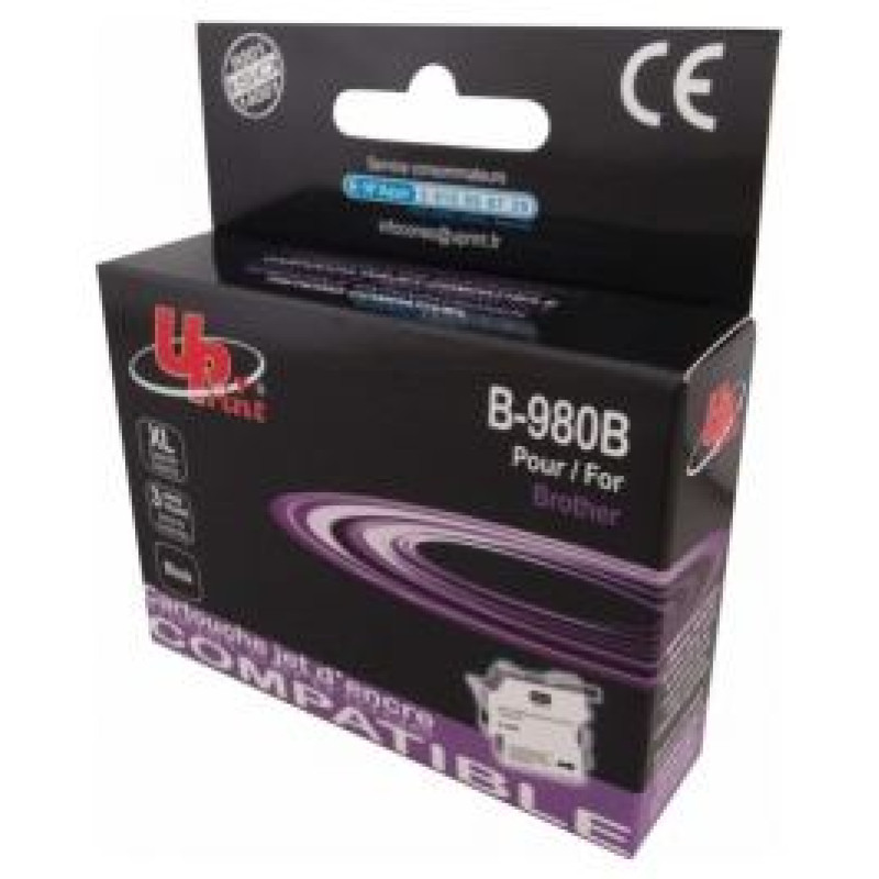 Uprint Tintes kārtridžs UPrint Brother LC980/1100B Black