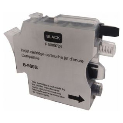 Uprint Tintes kārtridžs UPrint Brother LC980/1100B Black