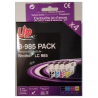 Uprint Brother LC985 4 Pack BK / C/ M/ Y