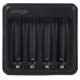 Gembird Bateriju lādētājs Gembird USB 4-slot for AA/ AAA Black