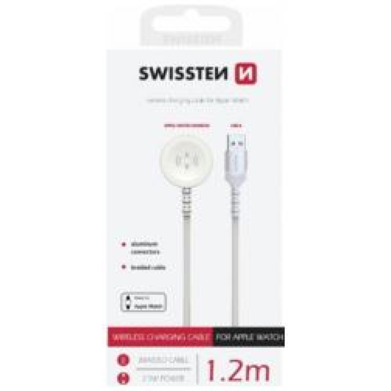 Swissten Lādētājs Swissten Apple Watch 1.2m