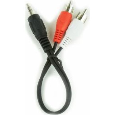 Gembird Kabelis Gembird 3.5mm Jack - 2x RCA 0.2m