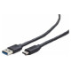 Gembird Kabelis Gembird USB Male - Type C Male 3.0 1.8m Black