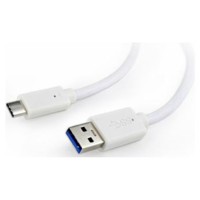 Gembird Kabelis Gembird USB-A Male - USB Type-C Male 0.5m White