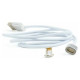 Gembird Magnetic Apple Lightning USB Cable 1m Silver