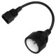 Savio Kabelis-Pāreja Savio Power adapter kab C13 input and CEE 7/5 output