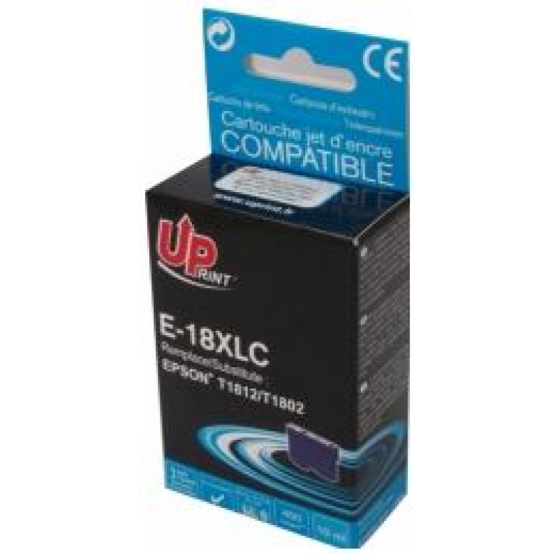 Uprint Tintes kārtridžs UPrint Epson T1812XLC Cyan