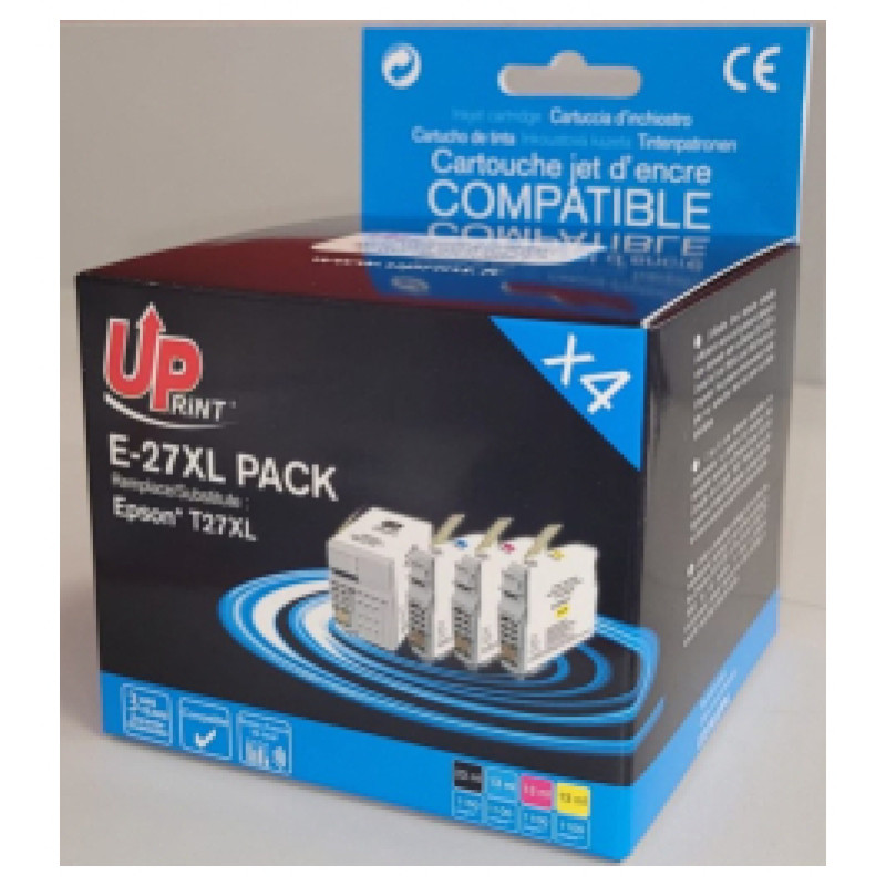 Uprint Epson E-27XL Pack BK (25ml) + C/M/Y (13ml)