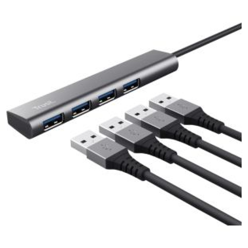 Trust USB hubs Tust Halyx 4 PORT USB-C