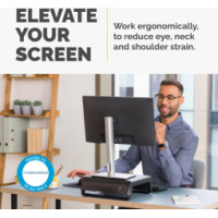 Fellowes Monitora paliktnis Fellowes Breyta Black