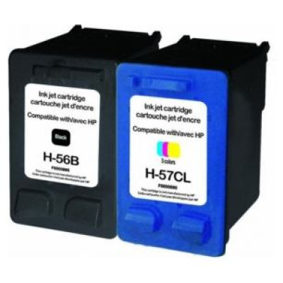 Uprint Tintes kārtridžs UPrint HP 56/57 Multipaka