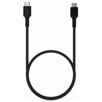 Green Cell Kabelis Green Cell PowerFlex Fast Charging USB Type-C Male - USB Type-C Male 100W Black 0.3m