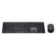 Gembird Backlight Pro Business Slim Wireless Desktop Set Black