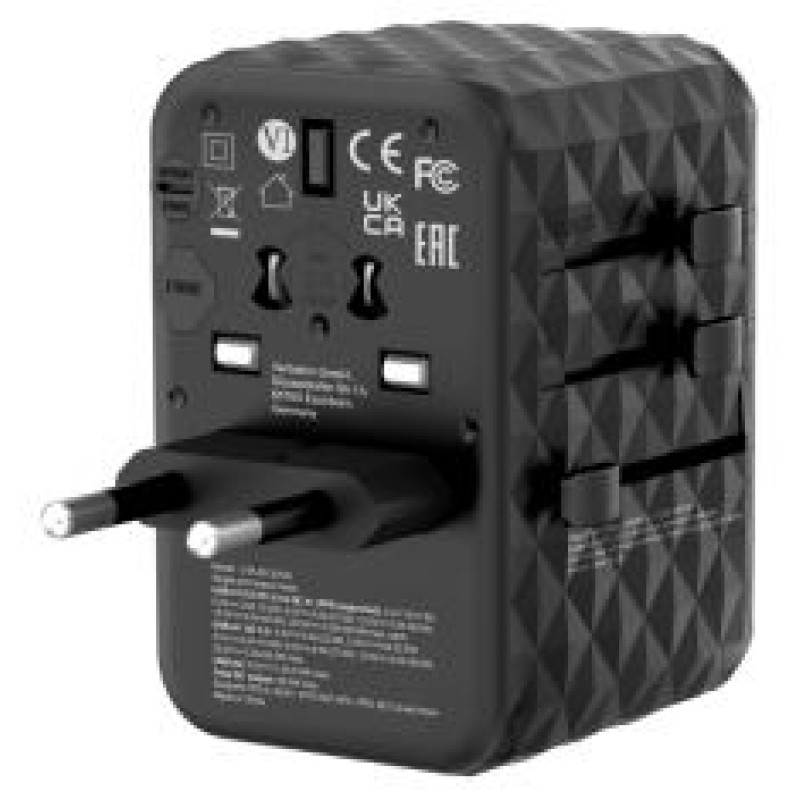 Verbatim Lādētājs Verbatim Universal Travel Adapter 65W GaN III