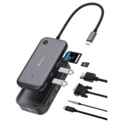 Verbatim USB-C centrmezgls un bezvadu displeja adapteris Verbatim 32146V