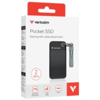 Verbatim Ārējais cietais disks Verbatim 2TB Pocket Black Grey