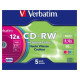 Verbatim Matricas CD-RW SERL Verbatim 700 MB 8x-12X Colour, 5 Pack Slim