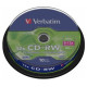 Verbatim Matricas CD-RW SERL Verbatim 700MB 12x, 10 Pack Spindle