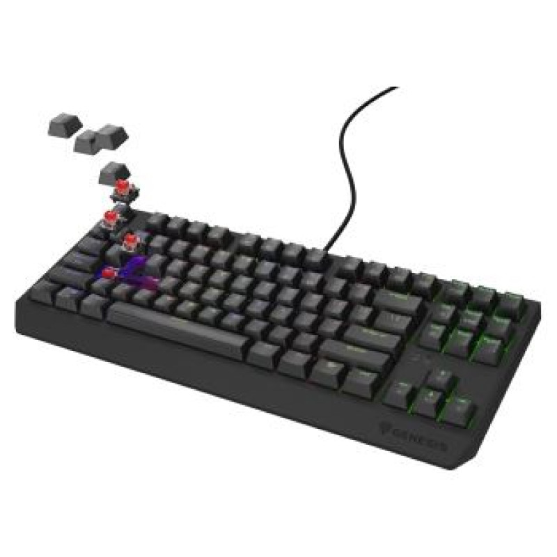 Genesis Klaviatūra Genesis Thor 230 TKL RGB Outemu Red