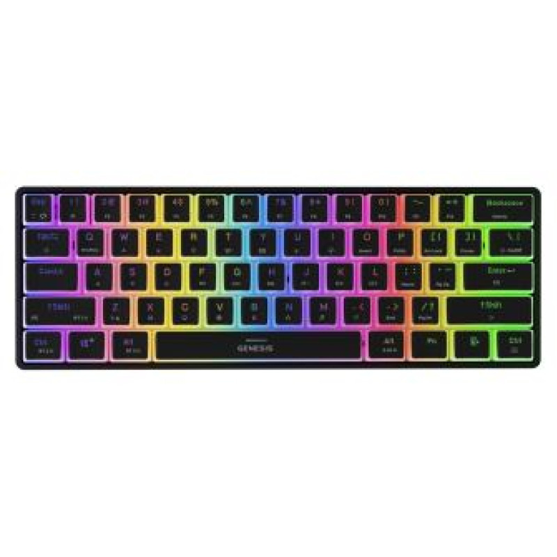 Genesis Thor 660 G2 60% Black RGB Gateron Brown