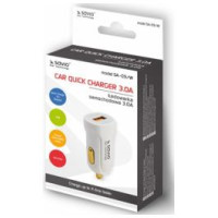 Savio Lādētājs Savio Car Quick Charge Charger White
