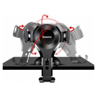 Baseus Telefona turētājs Baseus Osculum Black