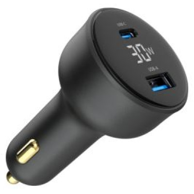 Gembird Auto lādētājs Gembird 2-port USB Car Fast Charger 30W Black