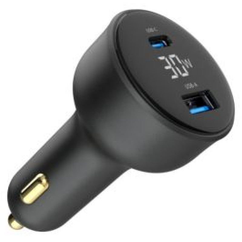 Gembird Auto lādētājs Gembird 2-port USB Car Fast Charger 30W Black