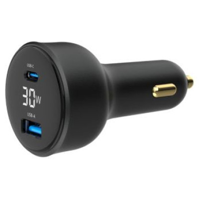 Gembird Auto lādētājs Gembird 2-port USB Car Fast Charger 30W Black