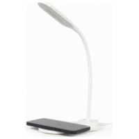 Gembird Galda lampa Gembird Desk Lamp with Wireless Charger White