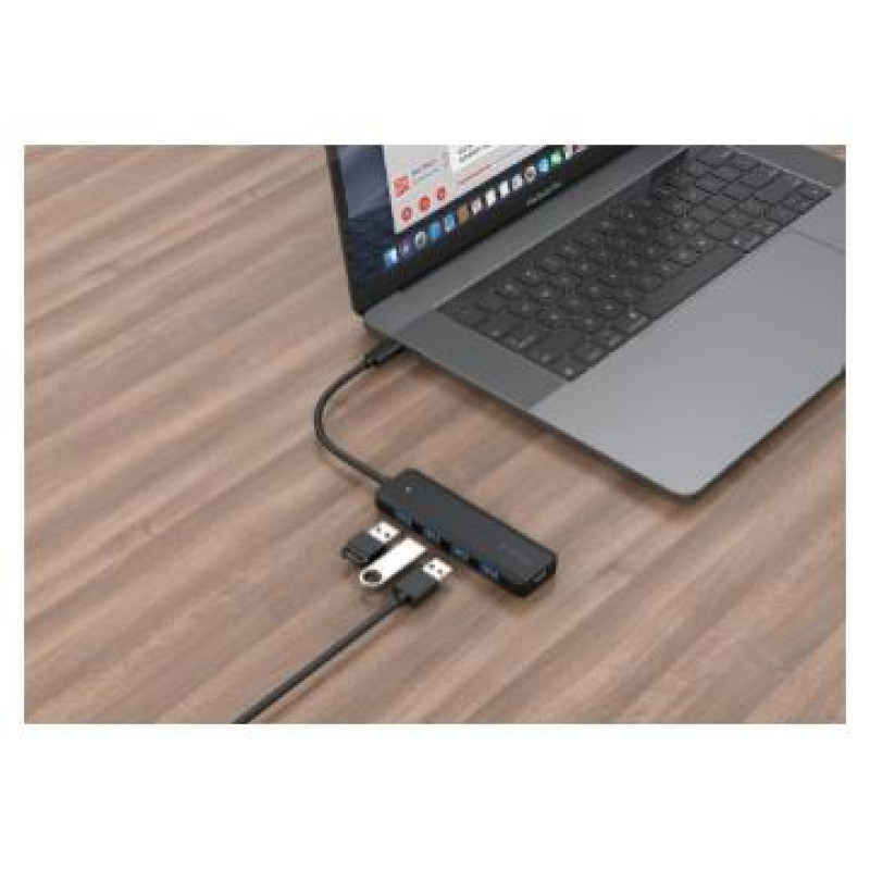 Gembird Hubs Gembird 4-port USB 3.1 (Gen 1) Type-C hub