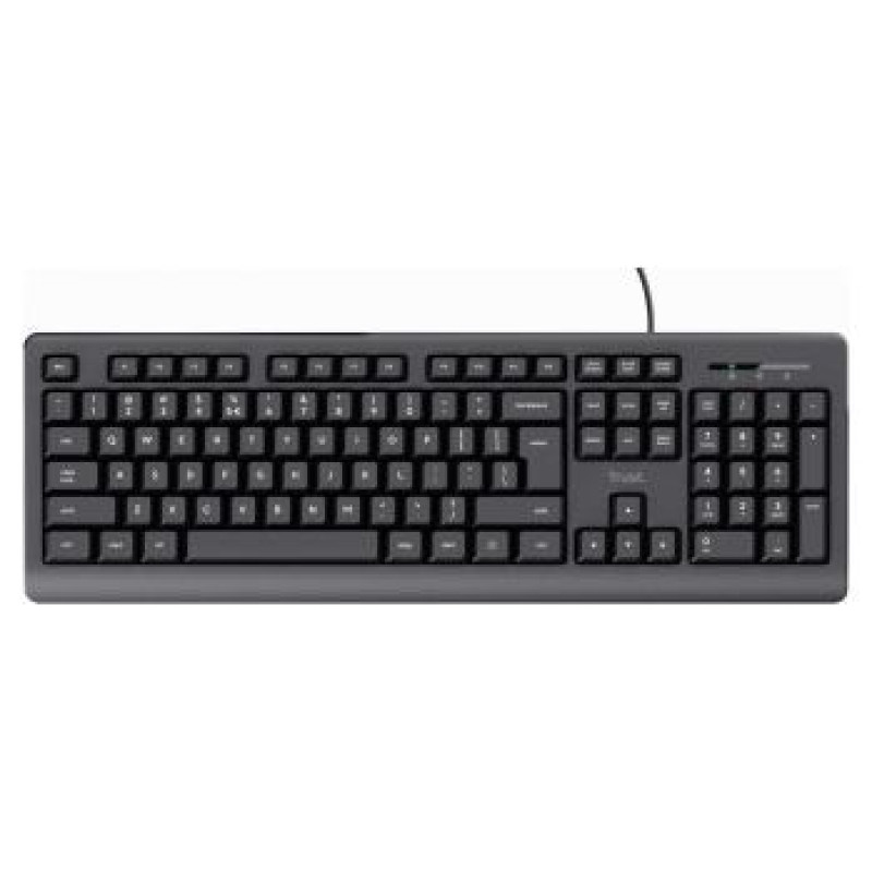 Trust Klaviatūra Trust Primo Black