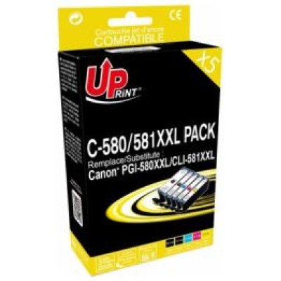 Uprint Canon PG580XXL/CLI-581XXL 5PACK 2BK+C+M+Y