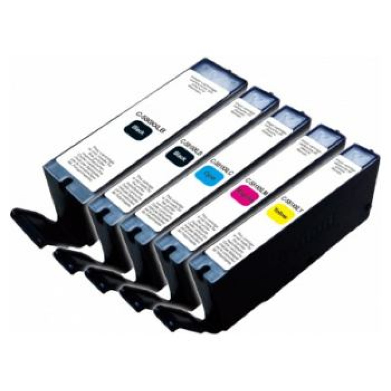 Uprint Canon PG580XXL/CLI-581XXL 5PACK 2BK+C+M+Y