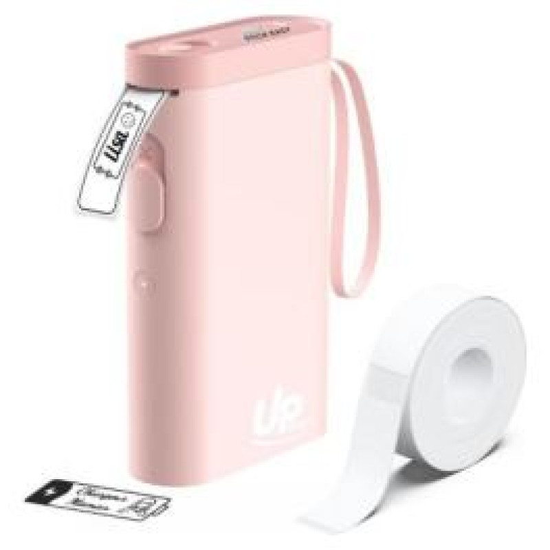 Uprint Portatīvais uzlīmju printeris UPRINT UP21 rozā, USB uzlādējams